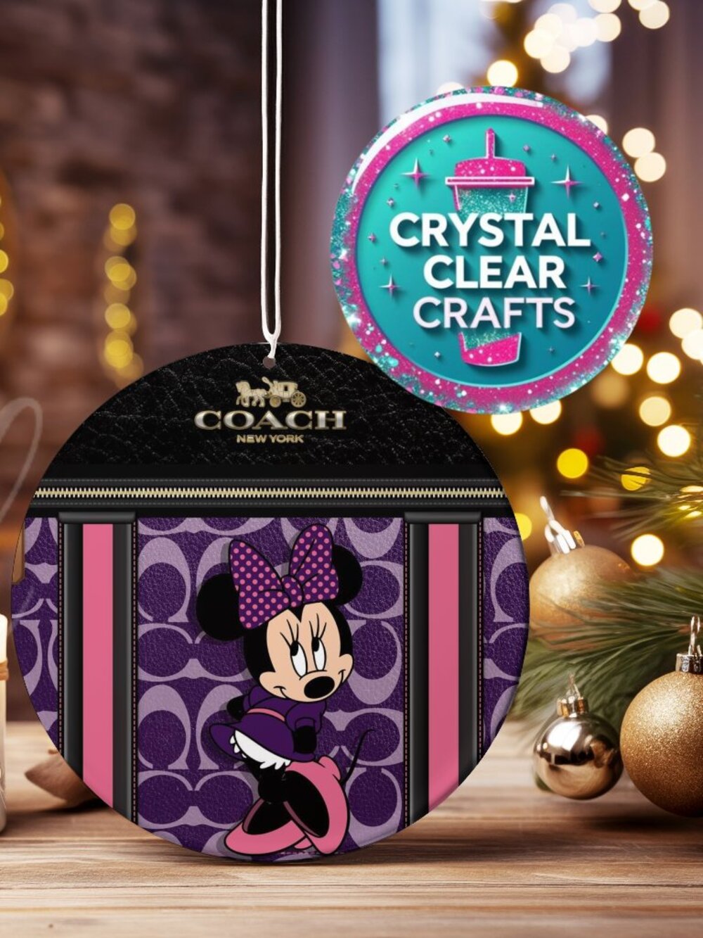 Coach Minnie Mouse Ornament SALE 3 For $19